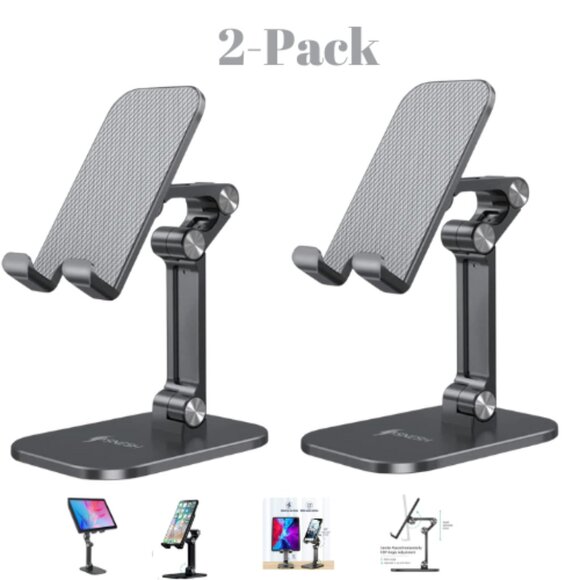 2pack  (Black) SNESH Universal Multiangle sturdy Phone Holder, Phone stand - Picture 1 of 8